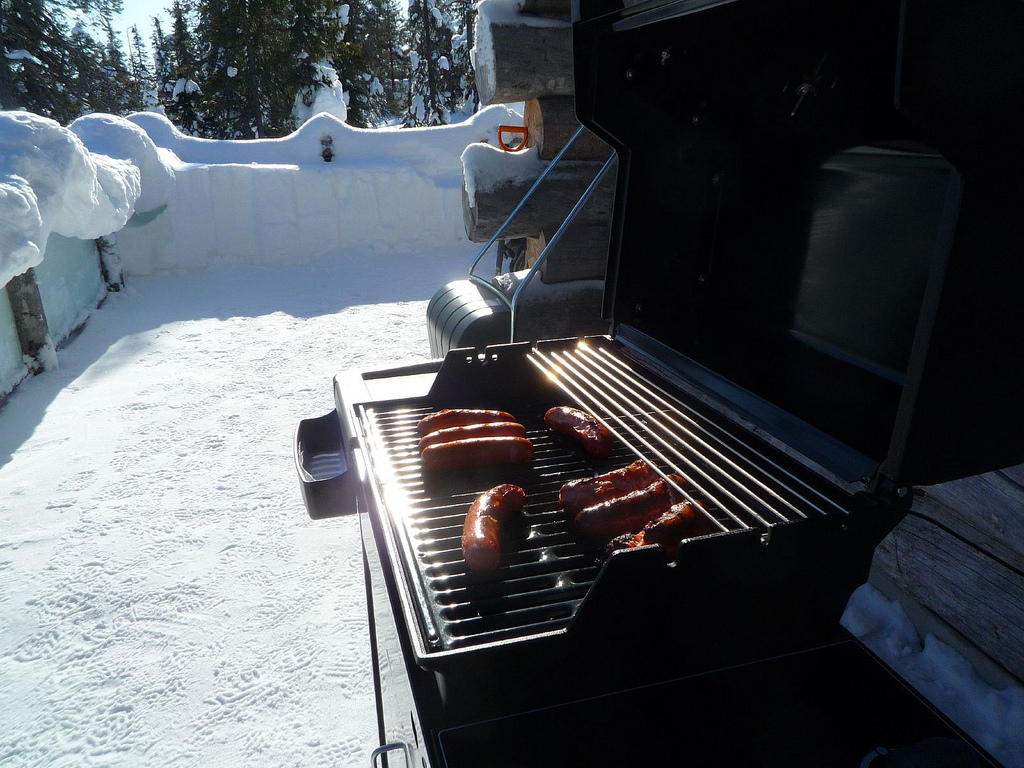 barbeque in de winter